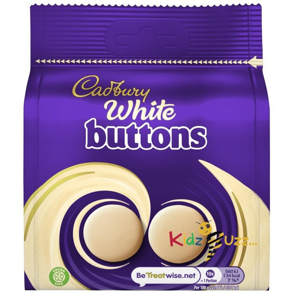 Cadbury Dairy Milk White Giant Buttons 95g X 4