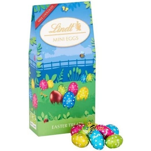 Lindt Mini Milk Chocolate Eggs 177G Easter Gift Hamper,Delicious Easter Eggs