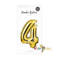 Gold Foil Number Balloon cm