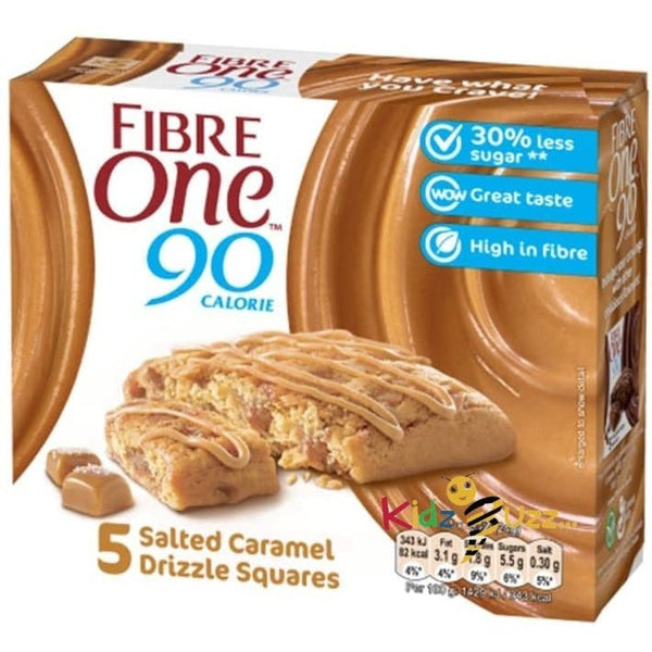 Fibre One: 90 Calorie Salted Caramel Squares 5 Delicious Special For Easter Tasty And Twisty Treat
