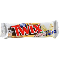 Twix Xtra White Chocolate Biscuit Twin Bars - Pack of 24 x 75G