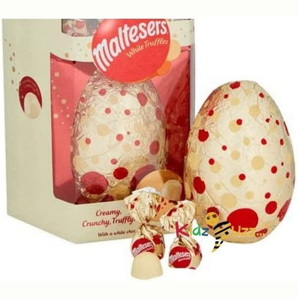 Maltesers White Chocolate Egg With White Truffles 287G Twisty And Tasty Treat Gift Hamper, Birthday Present, Chirstmas, Easter, Thank You Gift