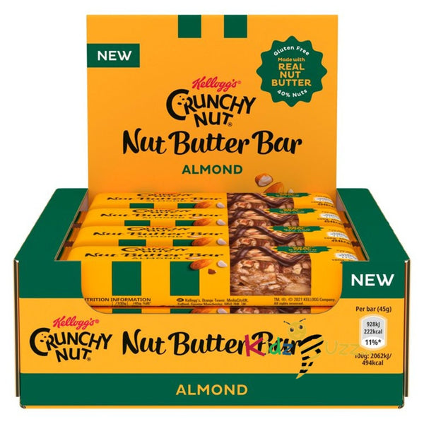 Kellogg's Crunchy Nut Nut Butter Bars Almond 12 X 45 g
