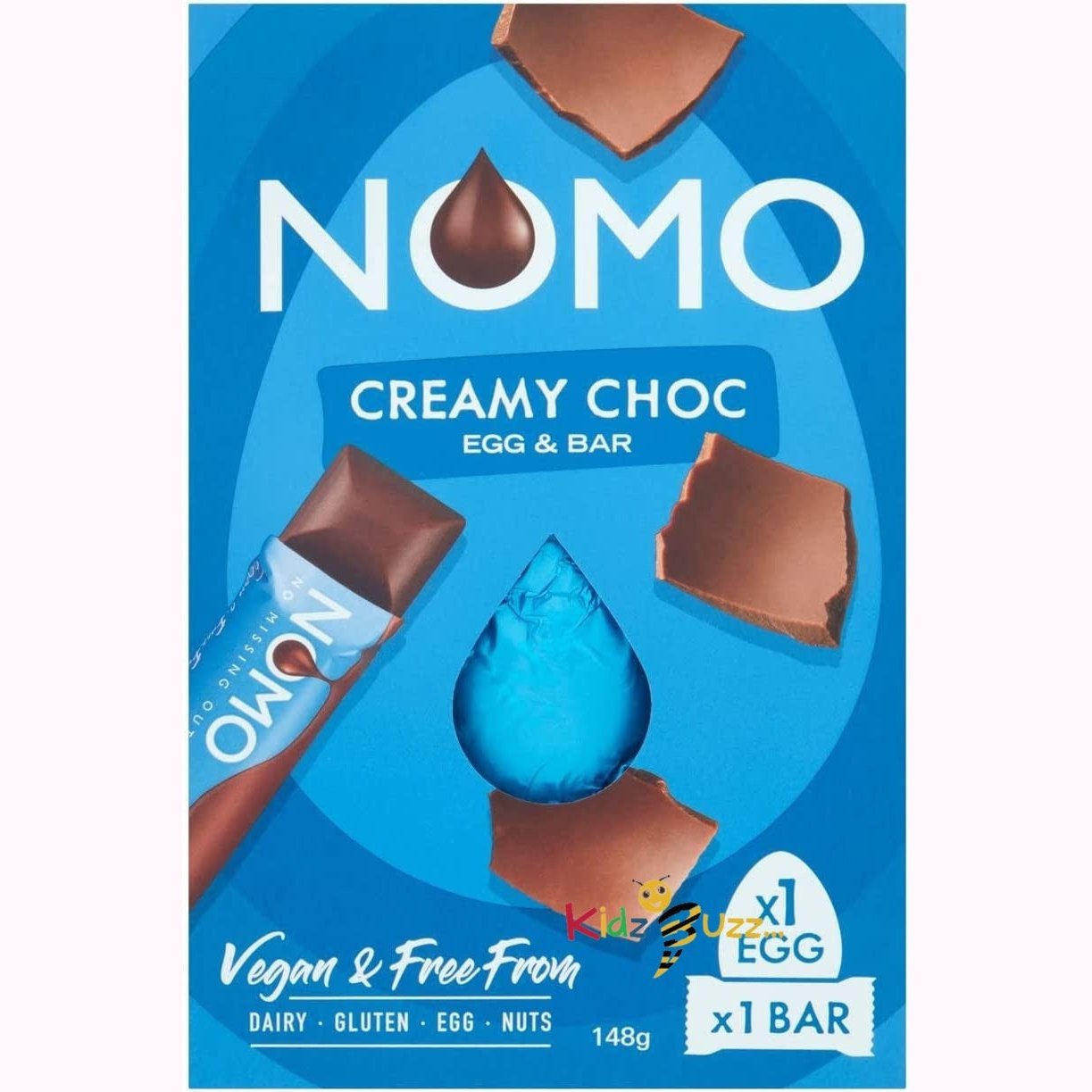 Nomo Vegan Free From Creamy Chocolate Egg 148G Easter Gift Hamper,Delicious Easter Eggs