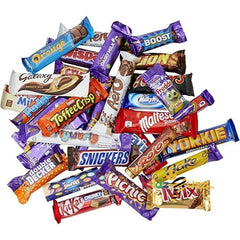 25 Mixed Chocolate Bars Packed Collection