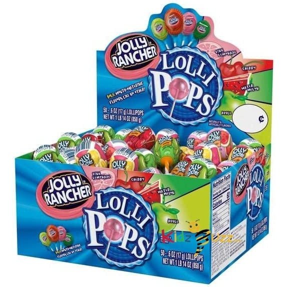 Jolly Rancher Lollipops Fruit Chew Filled, 100 Count