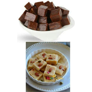Two Different Types Of Delicious Indian Traditional Sweets (2 × 375g Each)