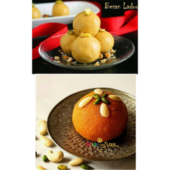 Two Different Types Of Delicious Indian Traditional Sweets 2 × 375g Each