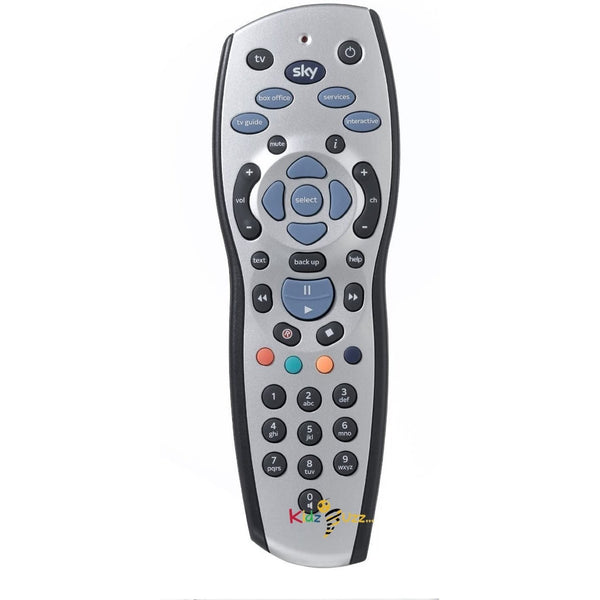 One For All SKY111 SKY+ Silver Black Simple To Use Replacement Remote Control