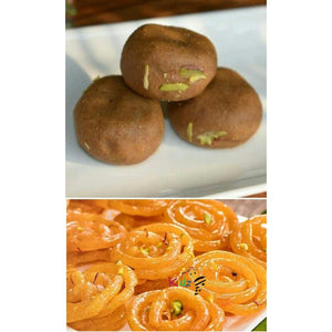 Two Different Types Of Delicious Indian Traditional Sweets (2 × 375g Each)