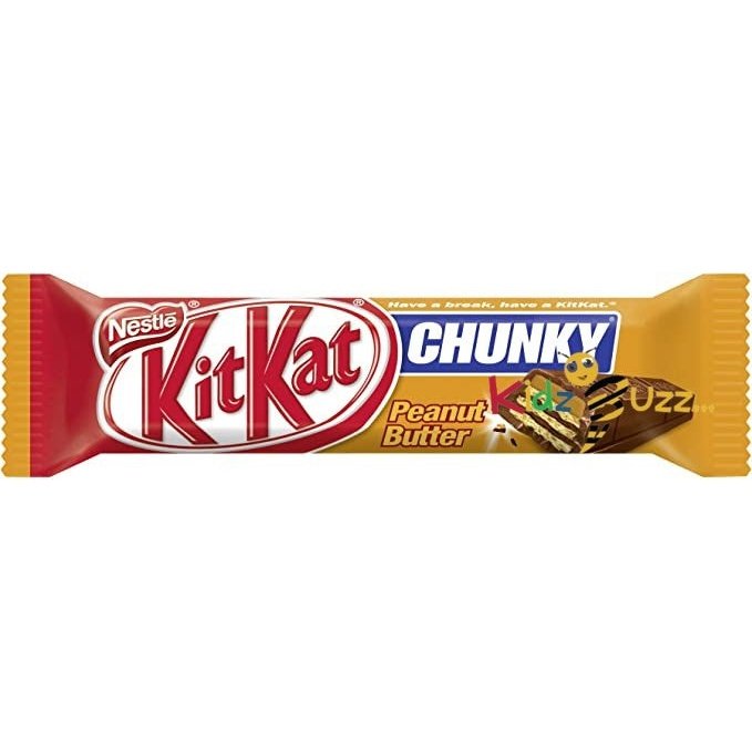 KitKat Chunky Peanut Full Bar 42g Expired 08/22 Pack of 12 Pcs