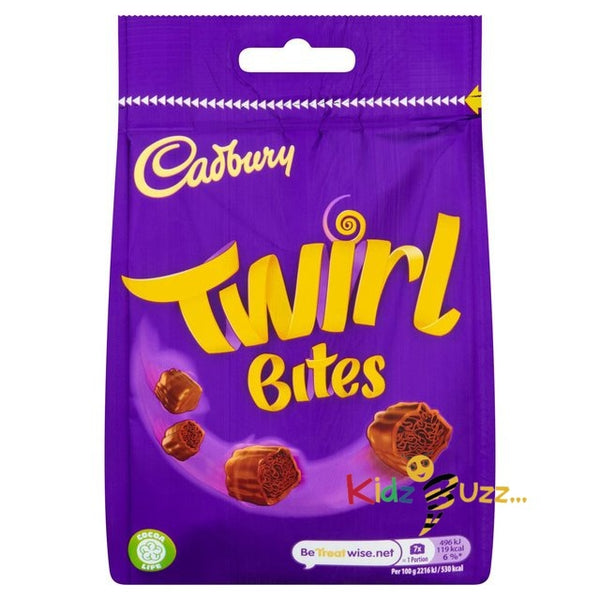 Cadbury Dairy Milk Twirl Bites Chocolate Bag 95g x 5