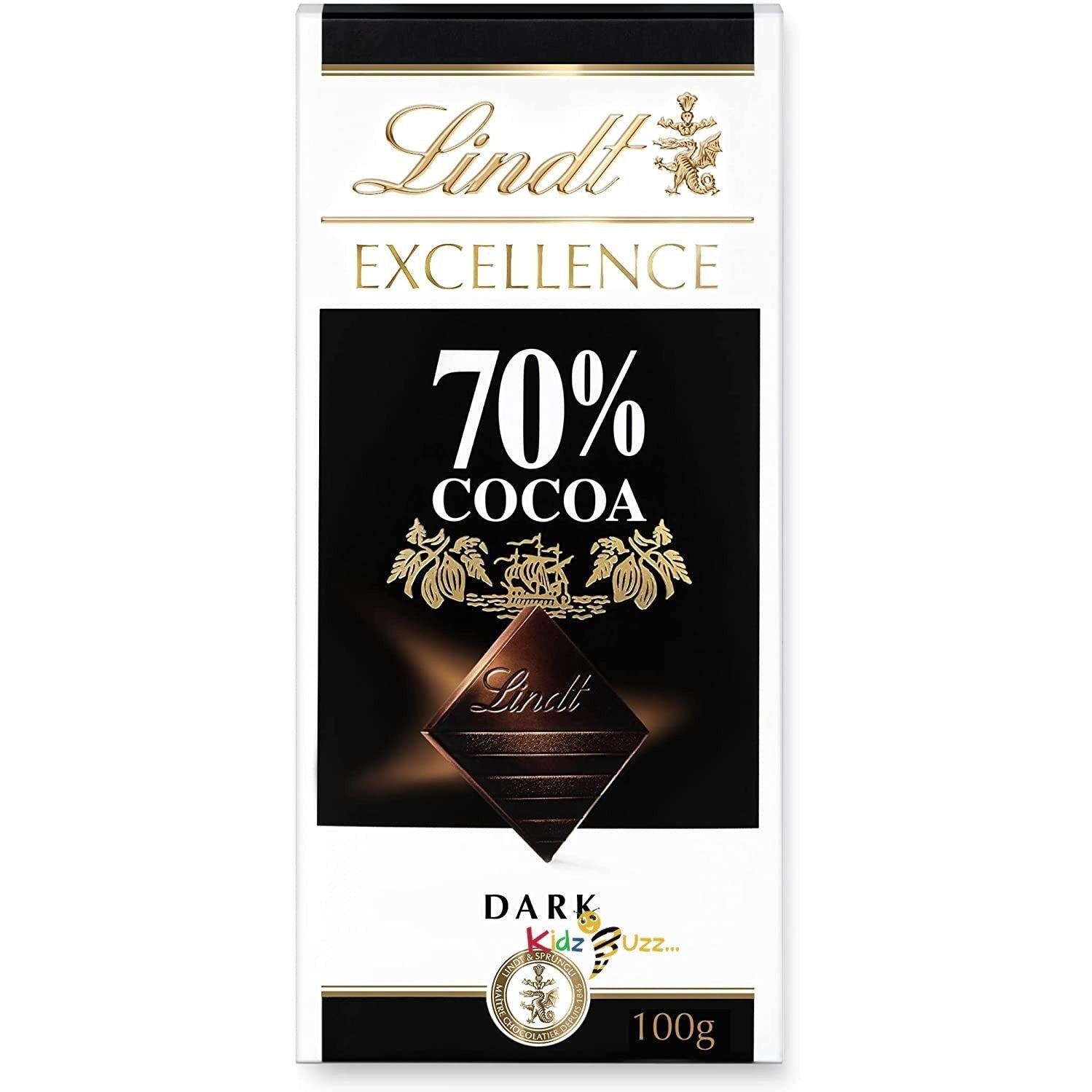 Lindt EXCELLENCE Dark 70% Cocoa Chocolate Bar - 100 g