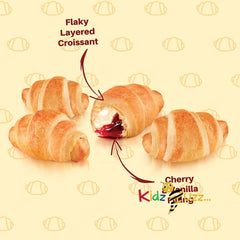 7Days Mini Croissant Pouches Sour Cherry & Vanilla Filling 80g