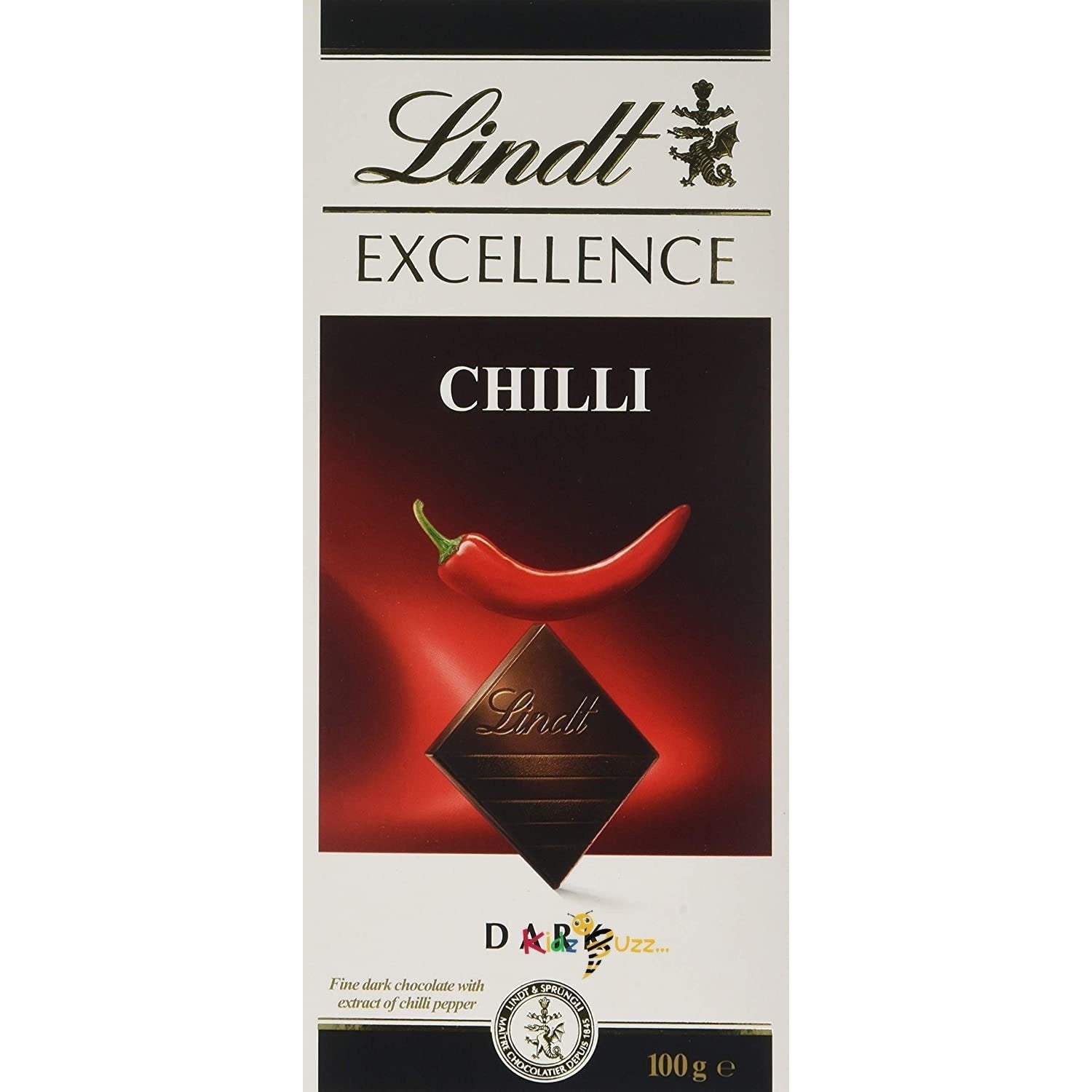 Lindt Excellence Dark Chilli Chocolate Bar 100 g