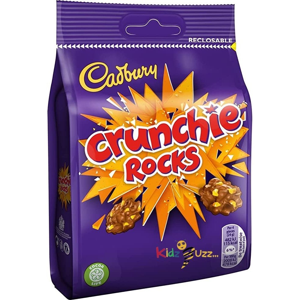 Crunchie Stuff Cadbury Crunchie Rocks Bag, 110g