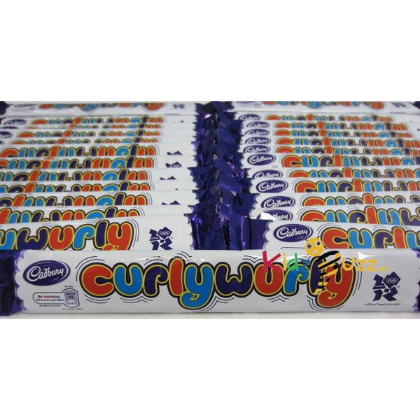 Cadbury's Curlywurly Chewy Caramel Chocolate Bars 60