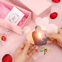 Galaxy Rose Gifts, Artificial Gold Eternal Rose with Heart-shaped Photo Frame