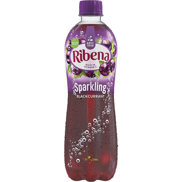 Ribena Sparkling Blackcurrant Juice Drink No Artificial Colours or Flavours1 X 12 500ML