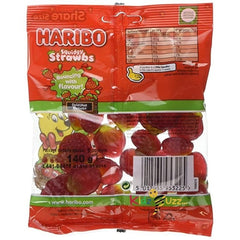 Haribo Squidgy Strawbs - 160g X 12 Bags