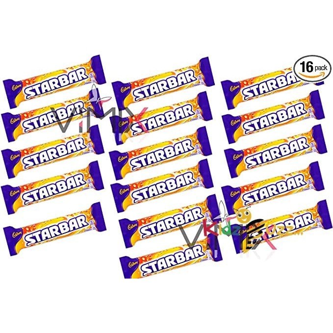 Cadbury STARBAR Milk Chocolate Bars 49 g Pack of 4