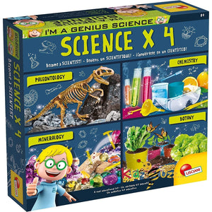 Lisciani I'm A Genius, DIY Scientific Game  Kit 4-In-1 , 80472