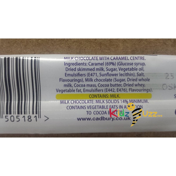 Cadbury's Curlywurly Chewy Caramel Chocolate Bars 60