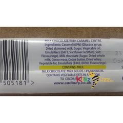 Cadbury's Curlywurly Chewy Caramel Chocolate Bars 60