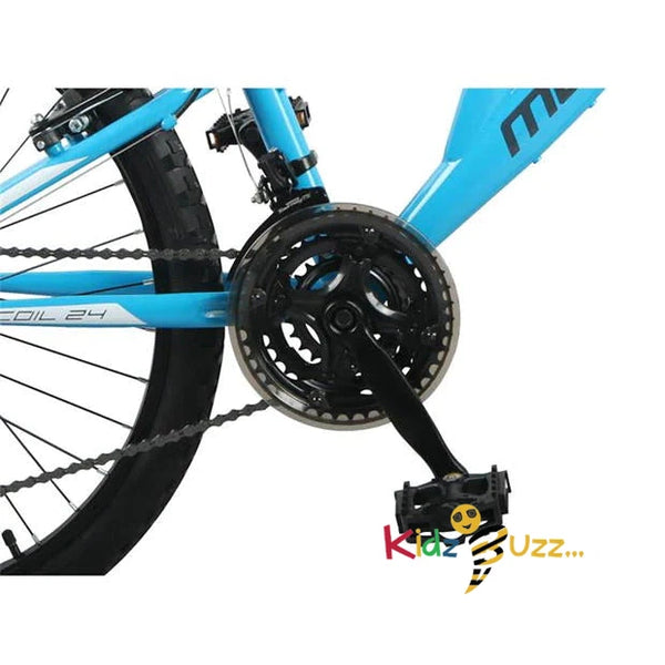 MUDDYFOX Recoil 24 Inch Girls Mountain Bike Blue & Black