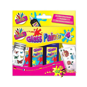 ARTBOX GLASS PAINTS 4 X 22ML
