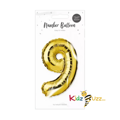 Gold Foil Number Balloon cm