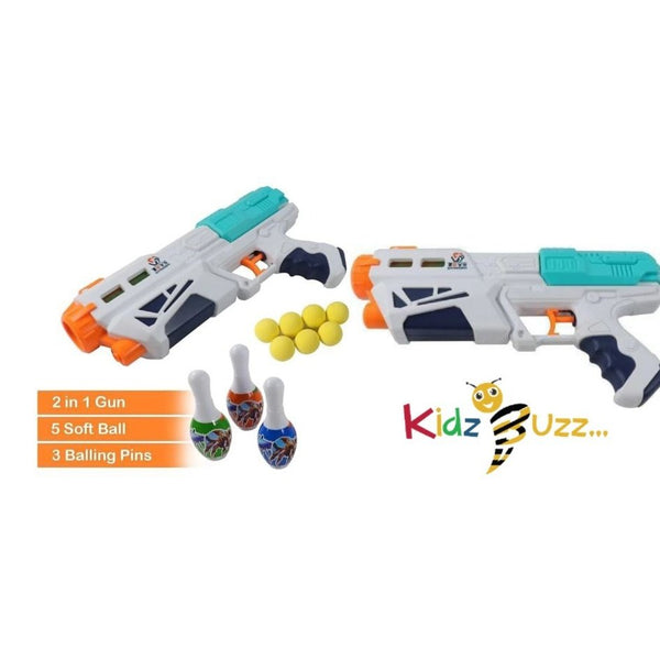 Toy 2in1 Function Gun With Watershoot & Softbullet