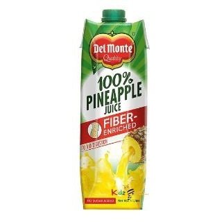 1L Del Monte 100% Pineapple Juice 1 X 6
