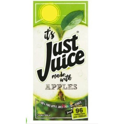 1L JUST JUICE APPLE 1 X 8