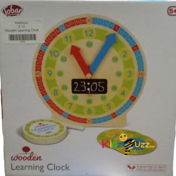 Wooden Learning Clock | kidzbuzzz
