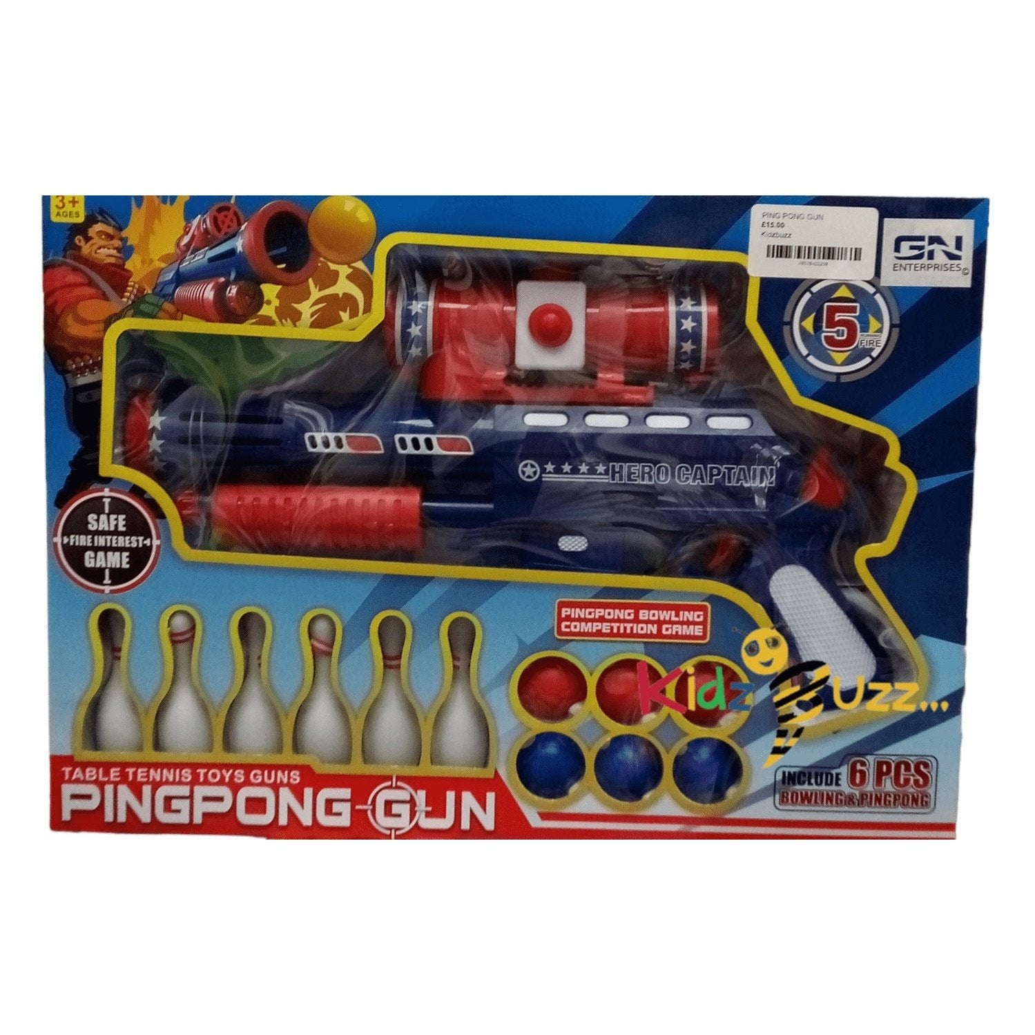 Ping Poll Gun PING PONG GUN | kidzbuzzz