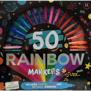 50 Rainbow Markers