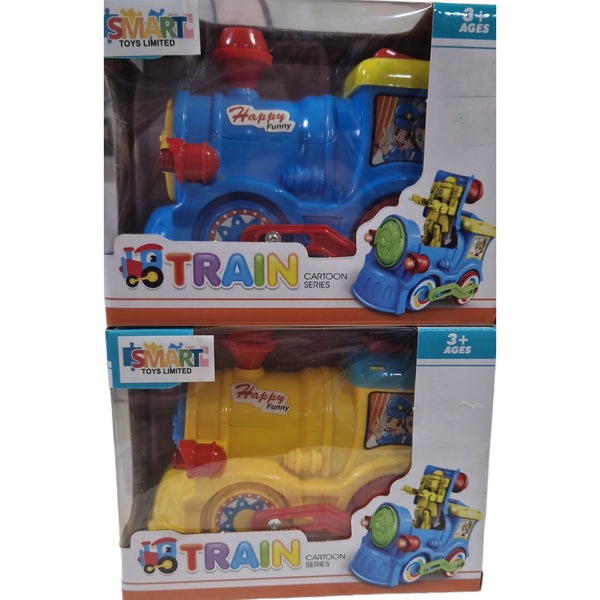 Happy Funny Cartoon Train Series Toys For kids - kidzbuzzz