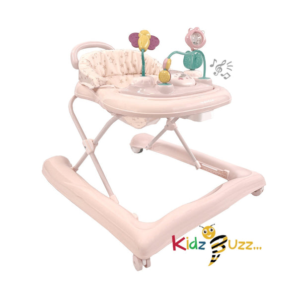 Puggle In the Garden Speedy 2 in 1 Baby Walker - Special Edition - Scattered Stars Pink
