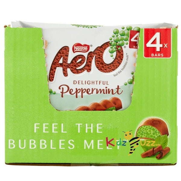 Aero: Bubbly Peppermint Mint Chocolate 4 Bars Delicious Special For Easter Tasty And Twisty Treat