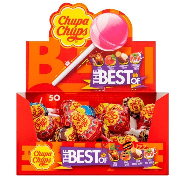 Chupa Chups Lollipops: The Best Of 50x Delicious Special For Easter Tasty And Twisty Treat Gift Hamper, Christmas,Birthday,Easter Gift