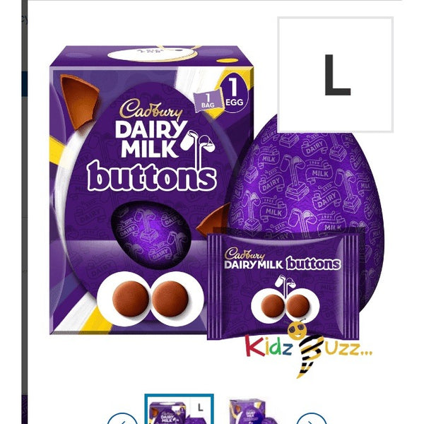 Cadbury Giant Buttons Easter Egg 195G, Pack of 2 , Best Gift For Easter