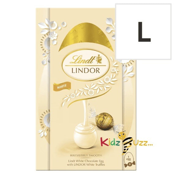 Lindt White Chocolate Egg With Lindor White Truffles 260G, Best Gift For Easter