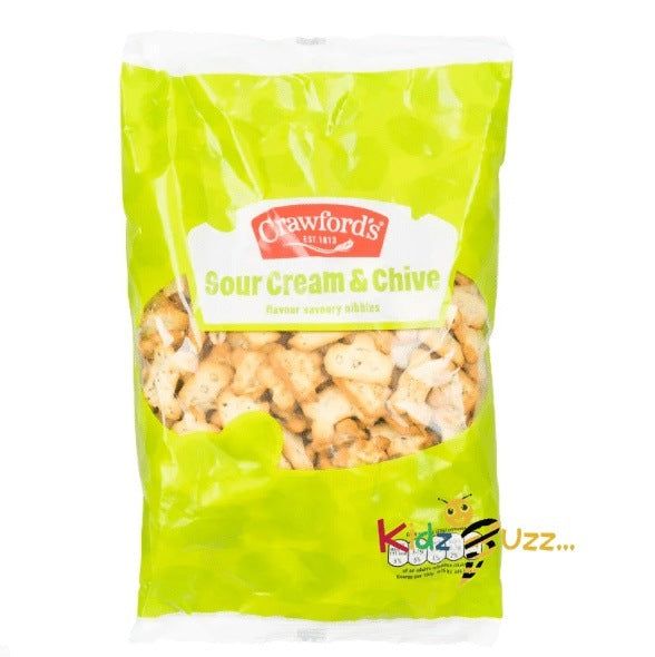 Crawford's Sour Cream & Chive Flavour Savoury Nibbles 200g