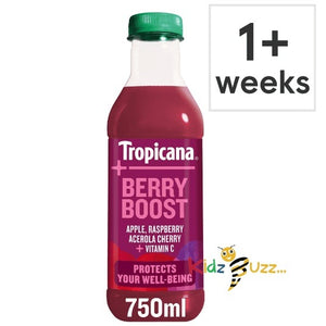 Tropicana Plus Berry Boost Juice Drink 750Ml