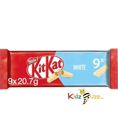 Nestle KitKat White, 20.7g Pack of 9