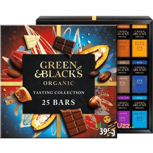 Green & Black's Organic Tasting Collection Chocolate Gift 395g- Mother's Day Special