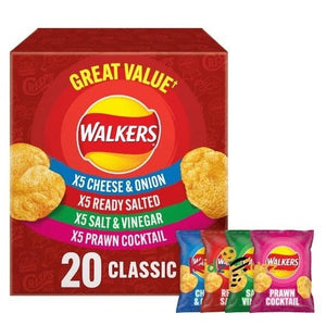 Walkers Classic Variety Multipack Crisps 20x25g