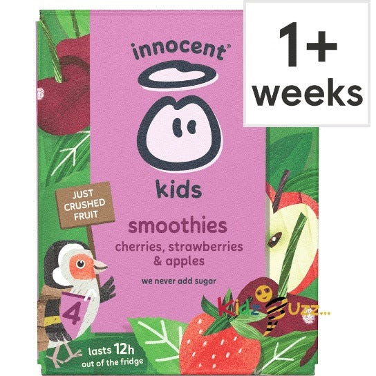 innocent Kids Smoothies Cherries, Strawberries & Apples 600ml