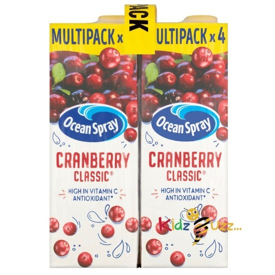 Ocean Spray Cranberry Classic Juice Drink 4 X 1 Litre